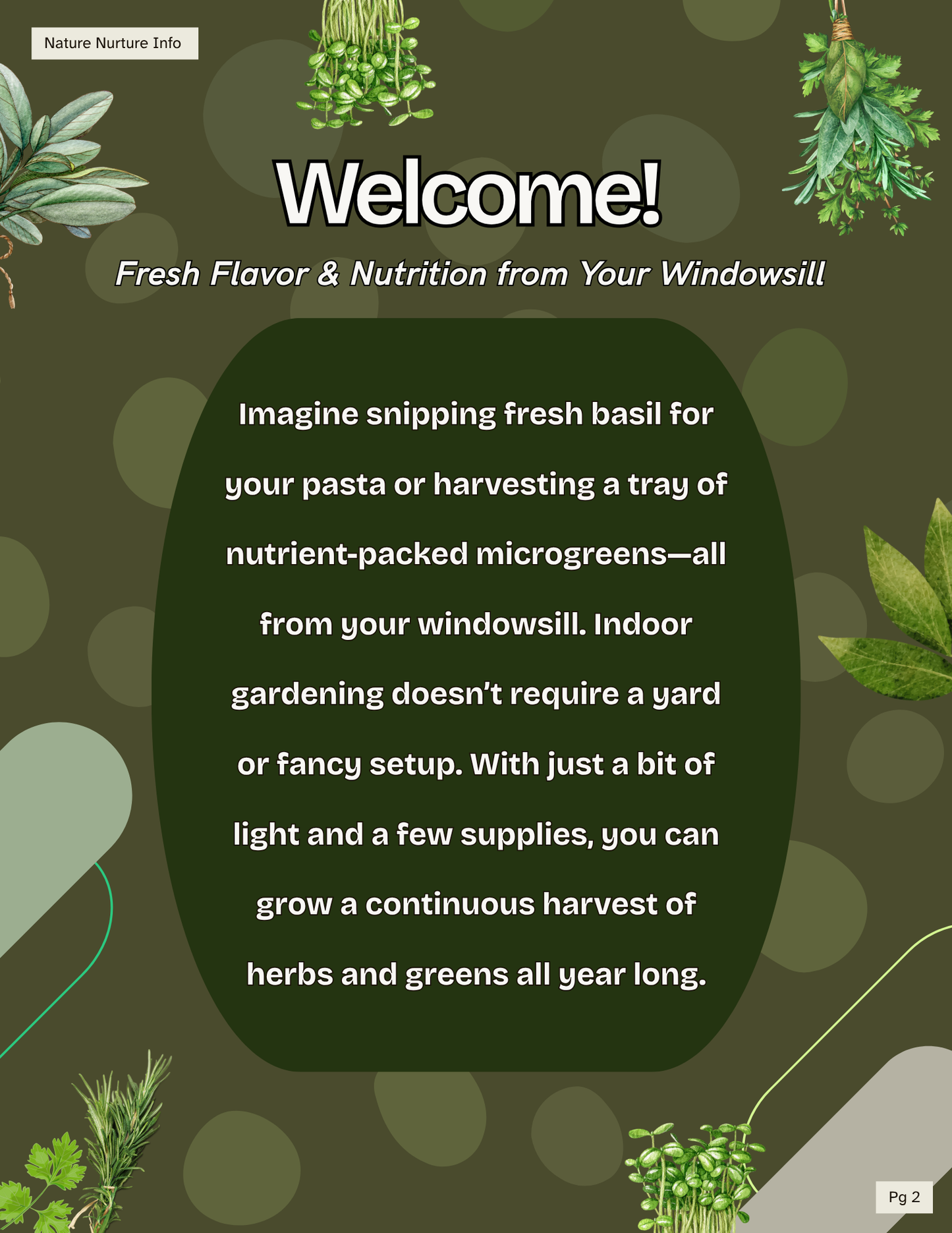 Growing Herbs & Microgreens Indoors