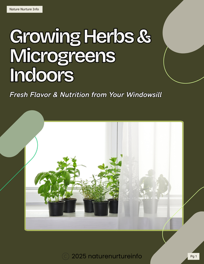 Growing Herbs & Microgreens Indoors