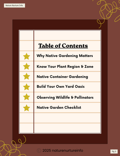 Native Gardening at Home